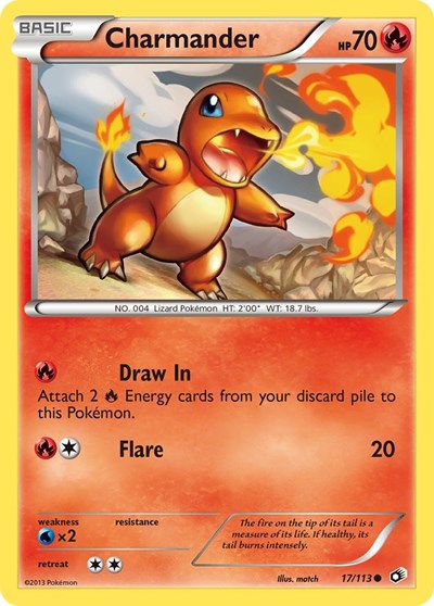 Charmander (Legendary Treasures) Heavy Play