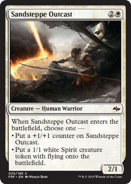 Sandsteppe Outcast (Fate Reforged) Light Play
