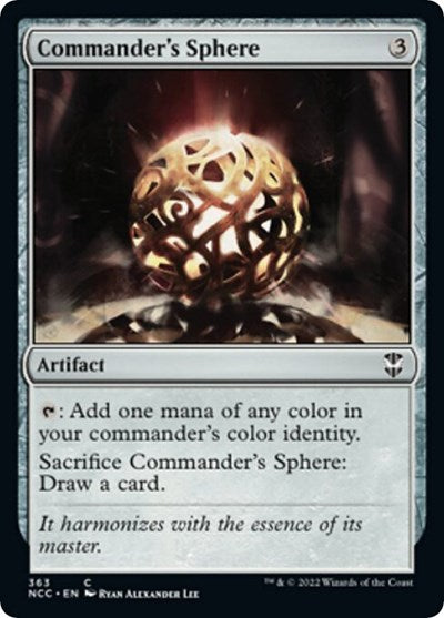 Commander's Sphere (Commander: Streets of New Capenna) Light Play