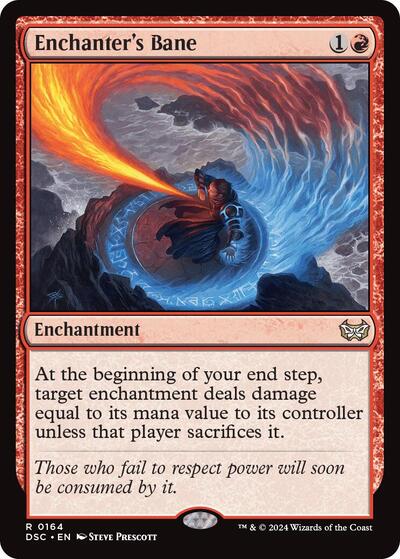 Enchanter's Bane (Commander: Duskmourn: House of Horror) Light Play