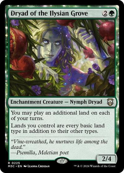 Dryad of the Ilysian Grove (Commander: Modern Horizons 3) Light Play