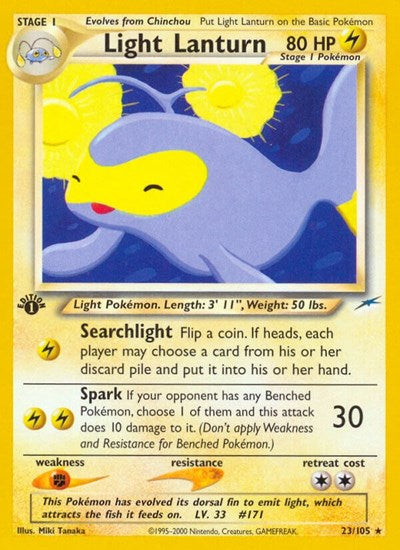Light Lanturn (Neo Destiny) Light Play 1st Edition