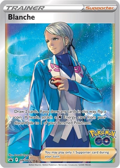 Blanche - SWSH227 (SWSH: Sword & Shield Promo Cards) Light Play Holofoil