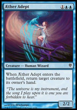 Aether Adept (Duel Decks: Jace vs Vraska) Damaged / Poor