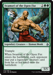 Iwamori of the Open Fist (Masters 25) Light Play