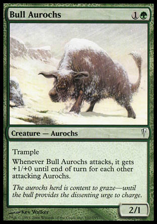 Bull Aurochs (Coldsnap) Light Play