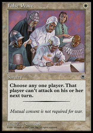 False Peace (Portal) Damaged / Poor