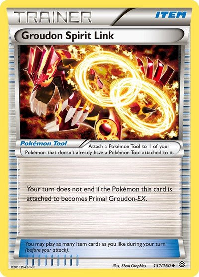 Groudon Spirit Link (XY - Primal Clash) Light Play
