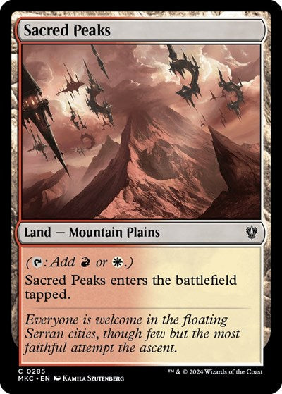 Sacred Peaks (Commander: Murders at Karlov Manor) Light Play