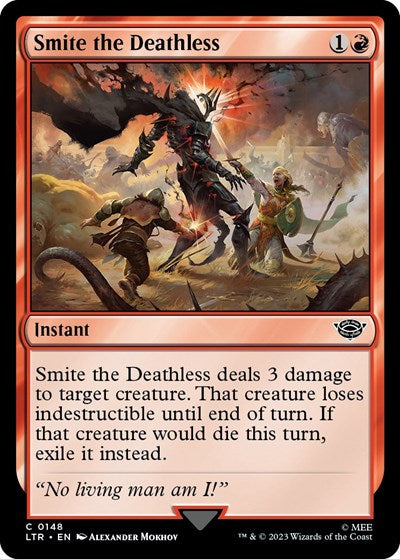 Smite the Deathless (Universes Beyond: The Lord of the Rings: Tales of Middle-earth) Light Play Foil