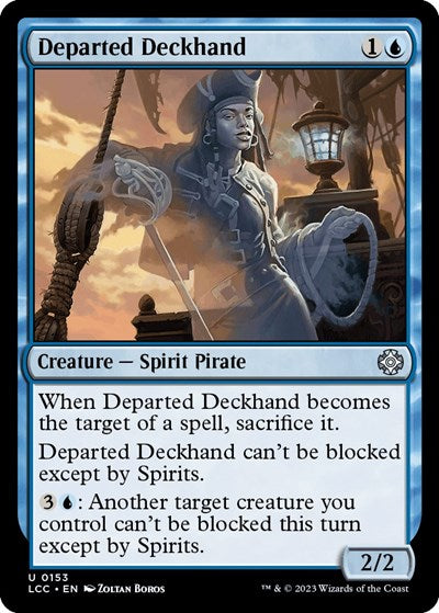 Departed Deckhand (Commander: The Lost Caverns of Ixalan) Light Play