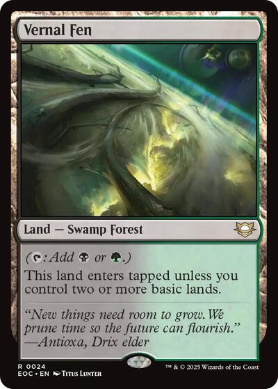 Vernal Fen (Commander: Edge of Eternities) Light Play
