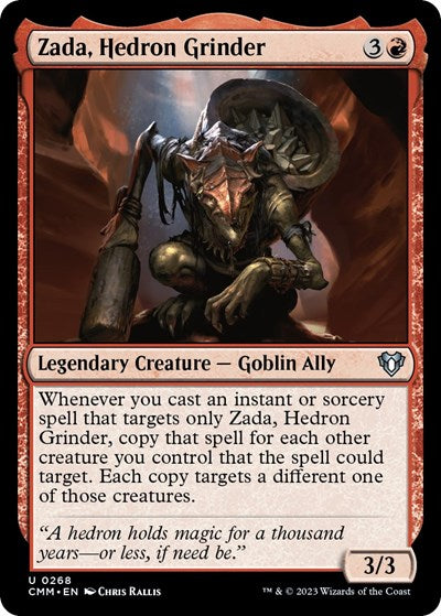 Zada, Hedron Grinder (Commander Masters) Light Play
