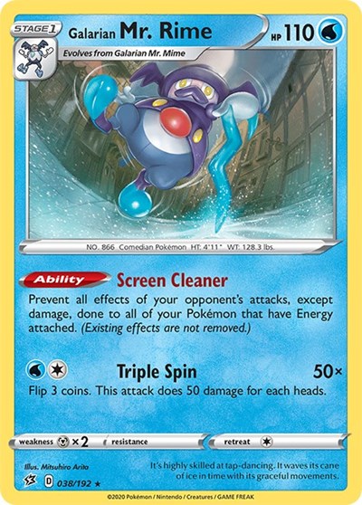 Galarian Mr. Rime (SWSH02: Rebel Clash) Light Play