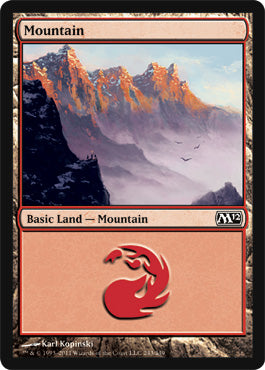 Mountain (243) (Magic 2012 Core Set) Light Play