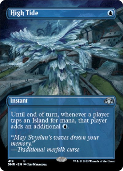 High Tide (Borderless) (Dominaria Remastered) Light Play