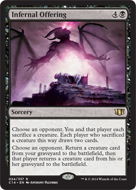 Infernal Offering (Commander 2014 Edition) Light Play