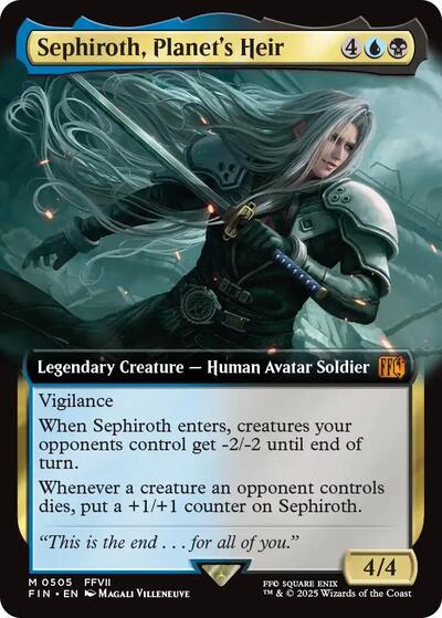 Sephiroth, Planet's Heir (Extended Art) (Universes Beyond: FINAL FANTASY) Light Play