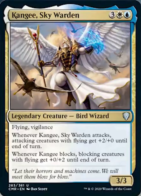 Kangee, Sky Warden (Commander Legends) Damaged / Poor
