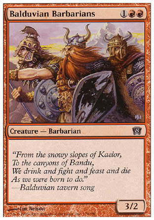 Balduvian Barbarians (8th Edition) Medium Play