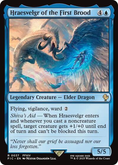 Hraesvelgr of the First Brood (Commander: FINAL FANTASY) Light Play
