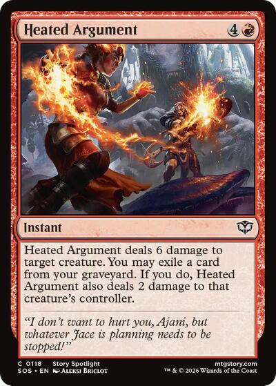 Heated Argument (Secrets of Strixhaven) Light Play Foil