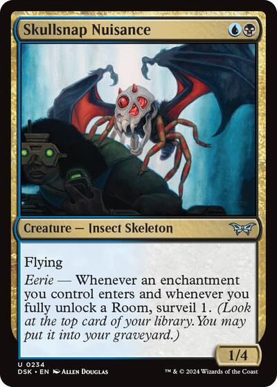 Skullsnap Nuisance (Duskmourn: House of Horror) Light Play Foil