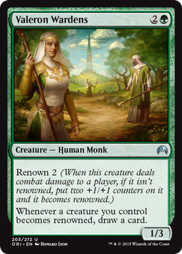 Valeron Wardens (Magic Origins) Light Play