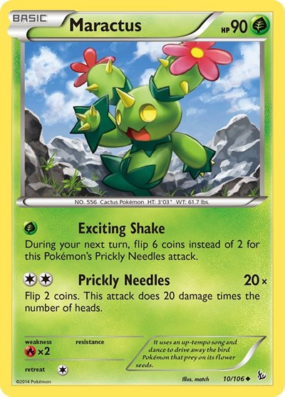 Maractus (XY - Flashfire) Heavy Play