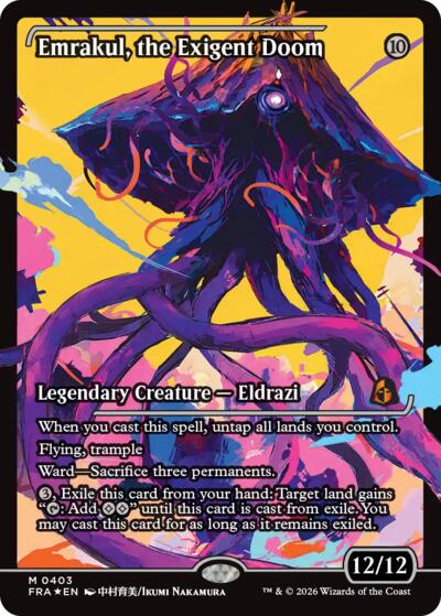 Emrakul, the Exigent Doom (Showcase) (Reality Fracture) Near Mint Foil