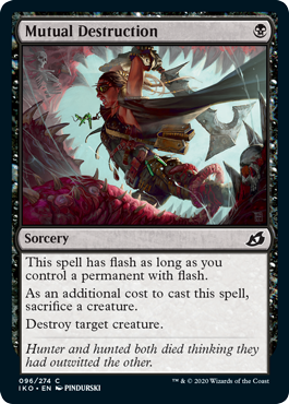 Mutual Destruction (Ikoria: Lair of Behemoths) Light Play Foil
