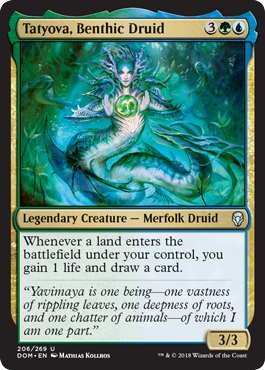 Tatyova, Benthic Druid (Dominaria) Medium Play