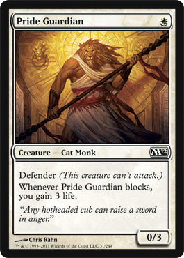 Pride Guardian (Magic 2012 Core Set) Light Play