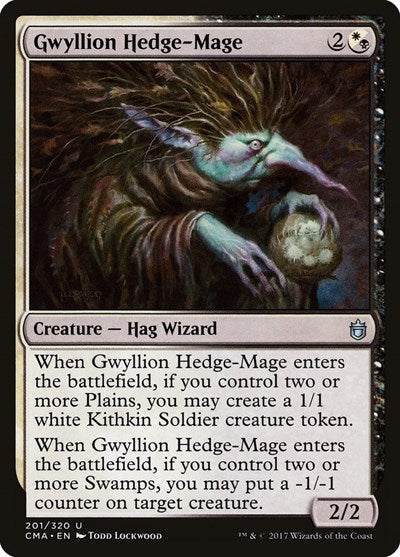 Gwyllion Hedge-Mage (Commander Anthology) Light Play