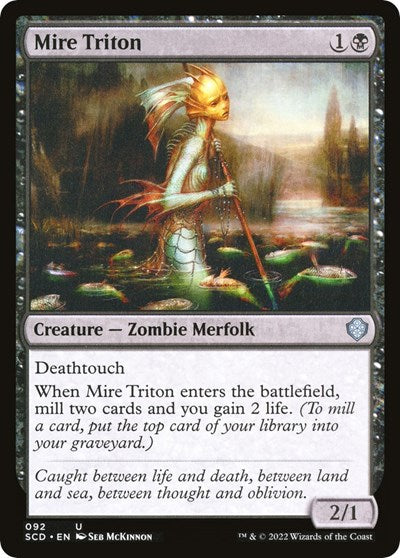 Mire Triton (Commander 2022 Starter Decks) Light Play