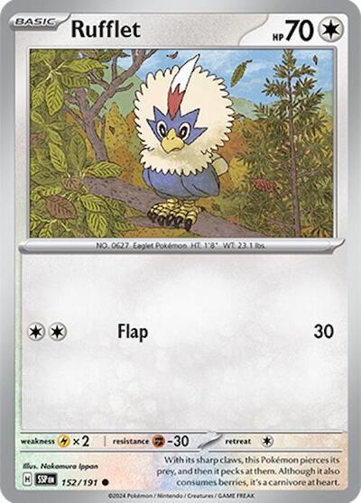 Rufflet (SV08: Surging Sparks) Light Play