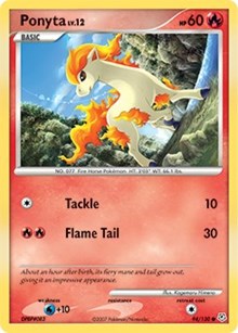 Ponyta (Diamond and Pearl) Damaged / Poor