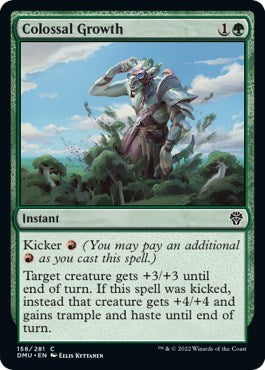 Colossal Growth (Dominaria United) Light Play Foil