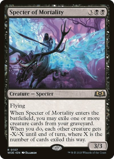 Specter of Mortality (Wilds of Eldraine) Light Play