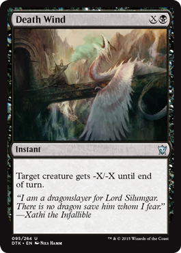 Death Wind (Dragons of Tarkir) Light Play