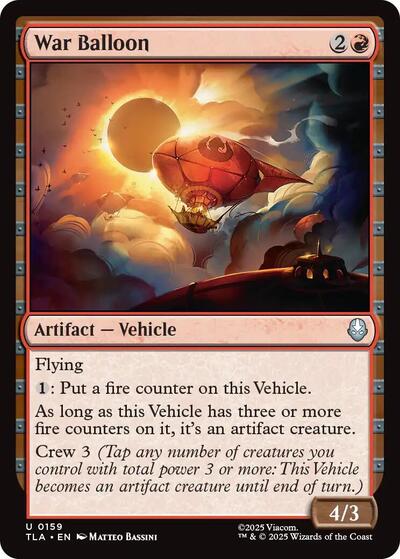 War Balloon (Avatar: The Last Airbender) Light Play Foil