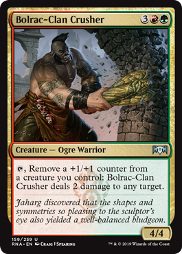 Bolrac-Clan Crusher (Ravnica Allegiance) Light Play