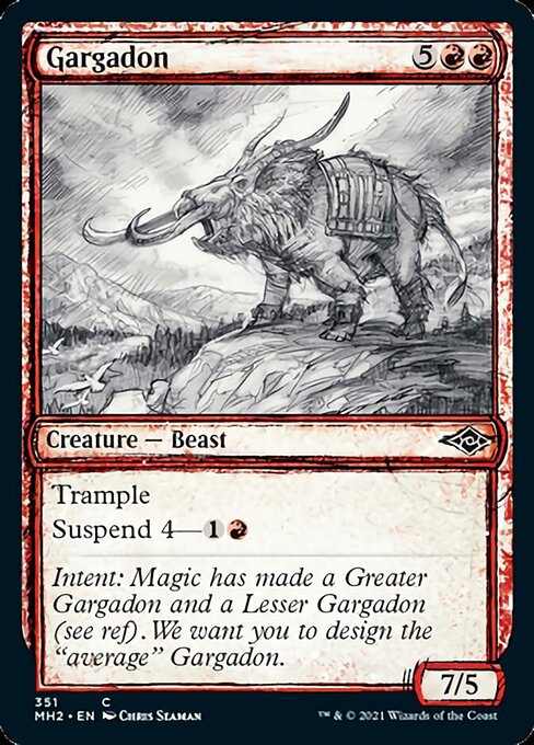 Gargadon (Showcase) (Modern Horizons 2) Light Play