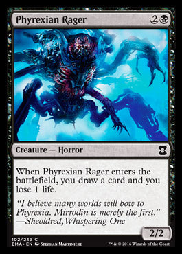 Phyrexian Rager (Eternal Masters) Light Play