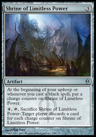 Shrine of Limitless Power (New Phyrexia) Light Play