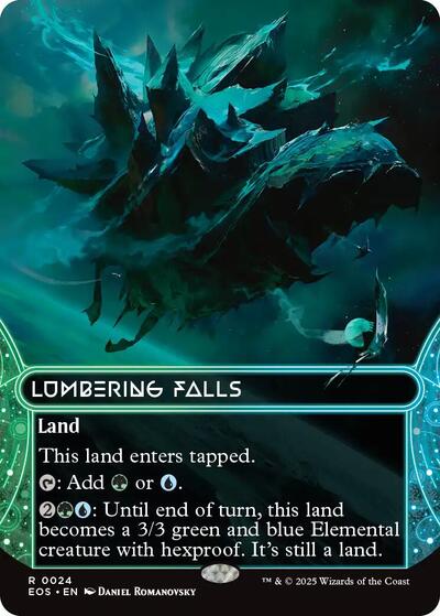 Lumbering Falls (0024) (Borderless) (Stellar Sights) Light Play