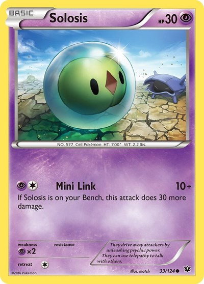 Solosis (XY - Fates Collide) Light Play