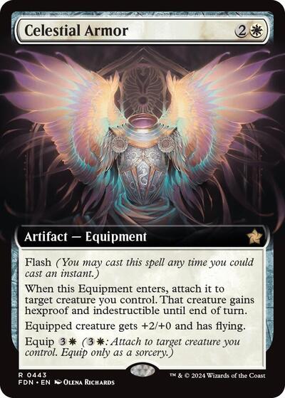 Celestial Armor (Extended Art) (Foundations) Light Play