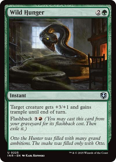 Wild Hunger (Innistrad Remastered) Light Play