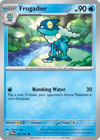 Frogadier (SV06: Twilight Masquerade) Light Play